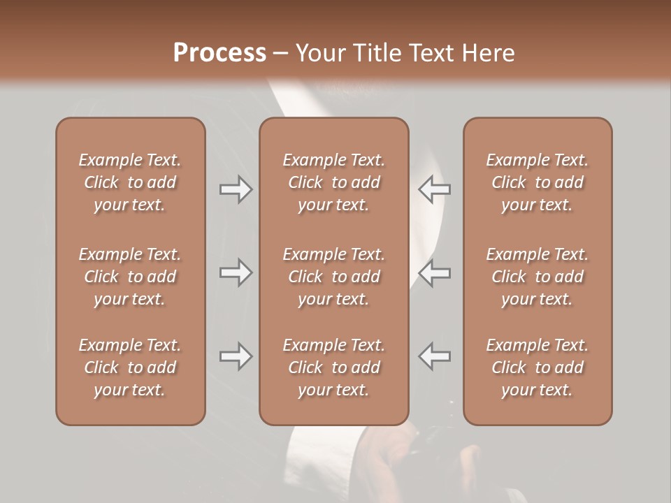 Suit Spy Black PowerPoint Template