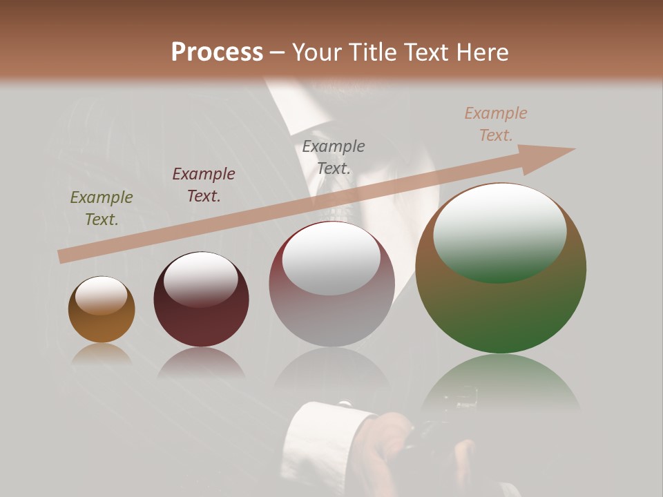 Suit Spy Black PowerPoint Template