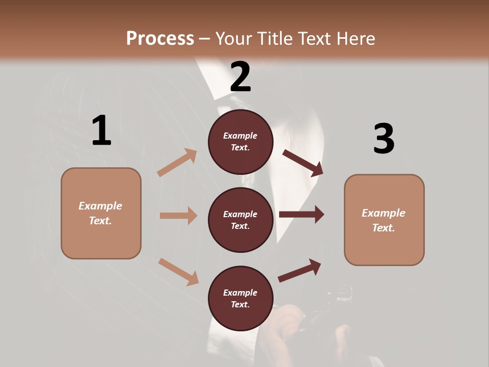 Suit Spy Black PowerPoint Template