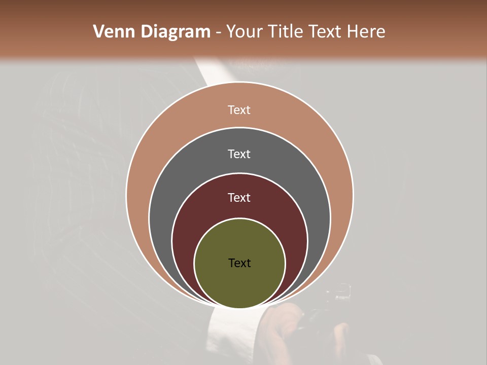 Suit Spy Black PowerPoint Template