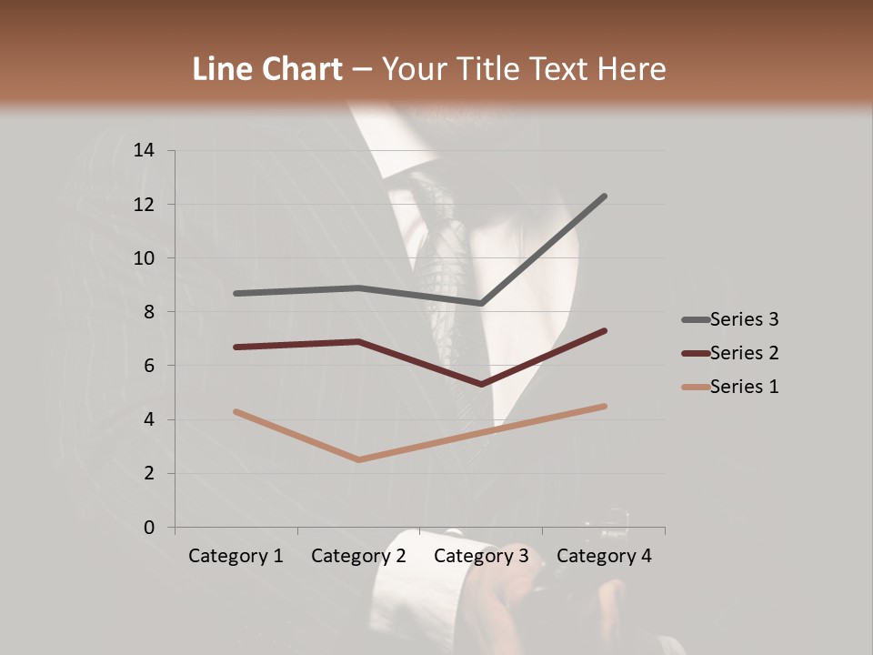 Suit Spy Black PowerPoint Template