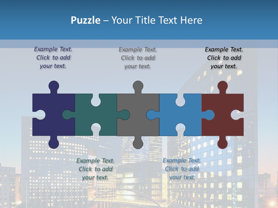 Street Future Traffic PowerPoint Template