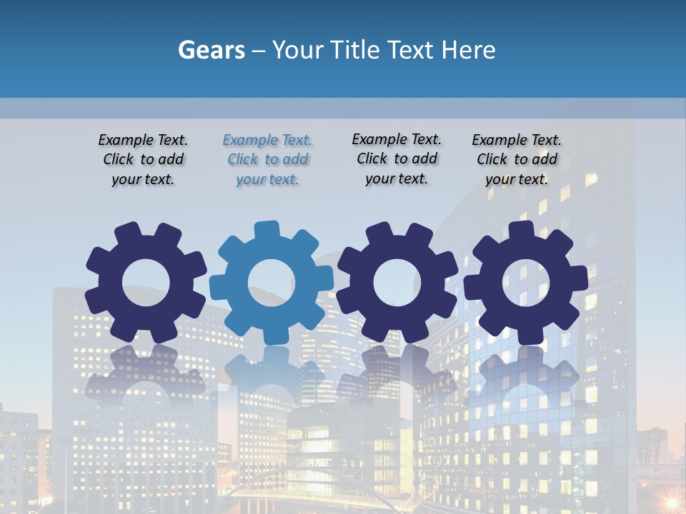 Street Future Traffic PowerPoint Template