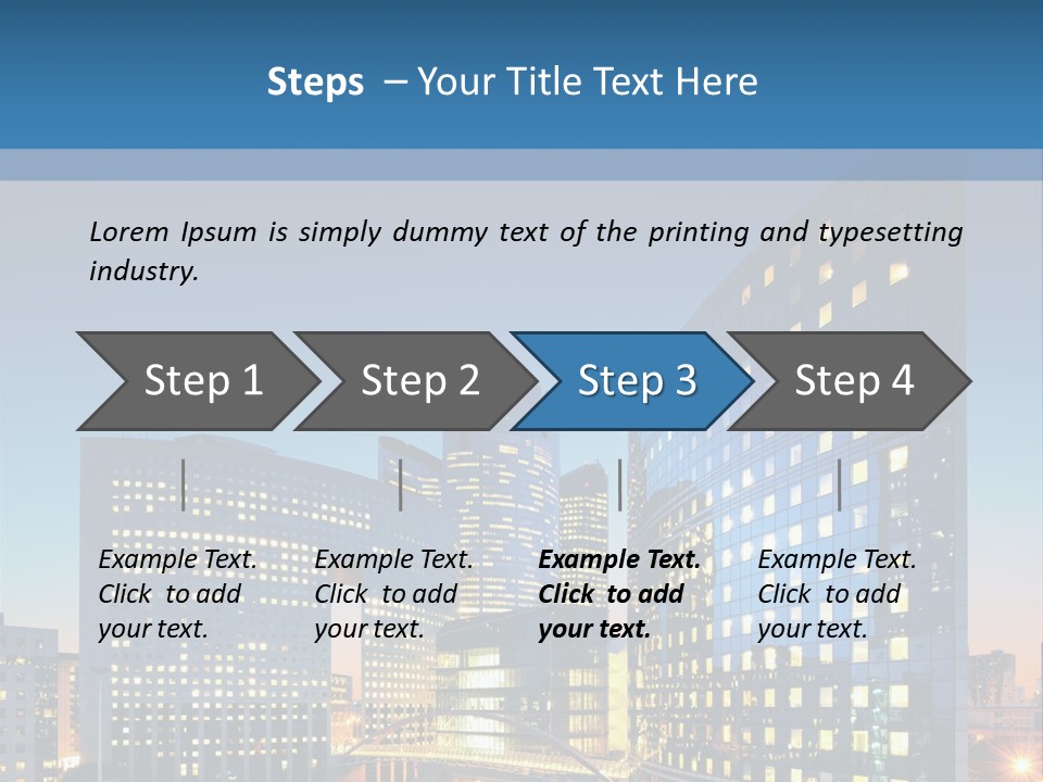 Street Future Traffic PowerPoint Template