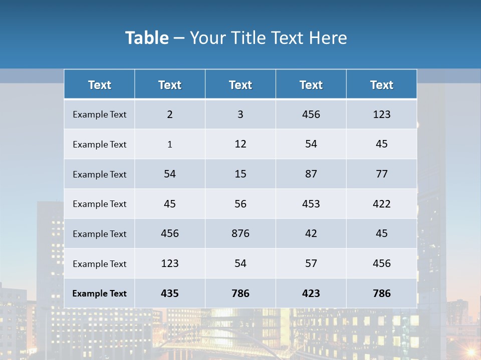 Street Future Traffic PowerPoint Template