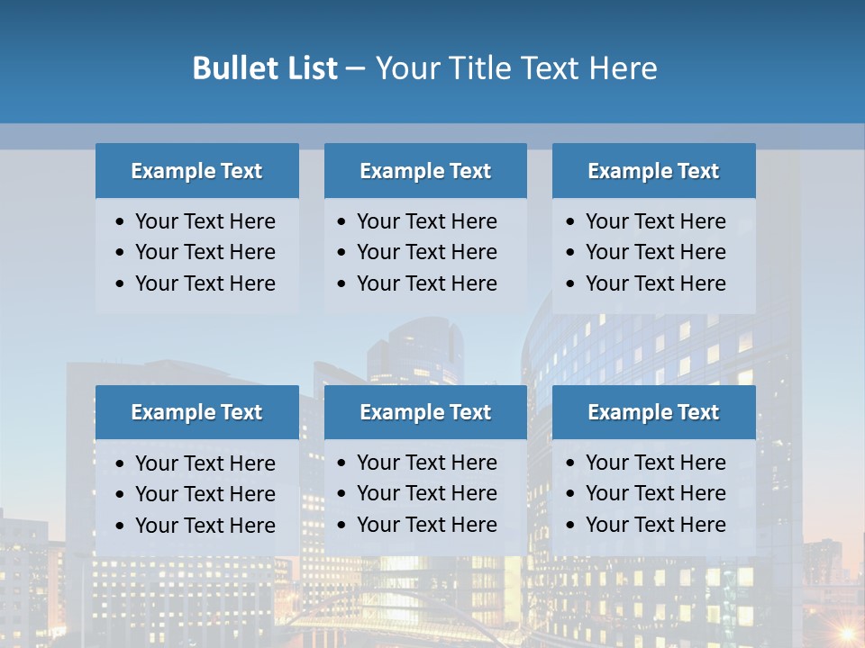 Street Future Traffic PowerPoint Template