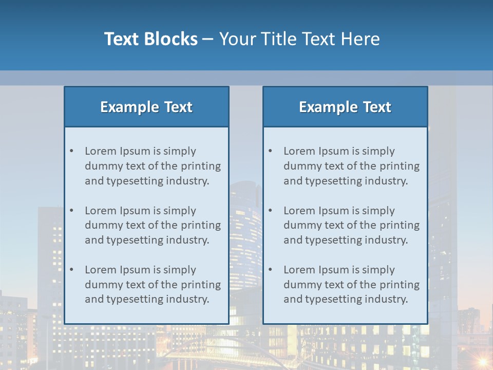 Street Future Traffic PowerPoint Template