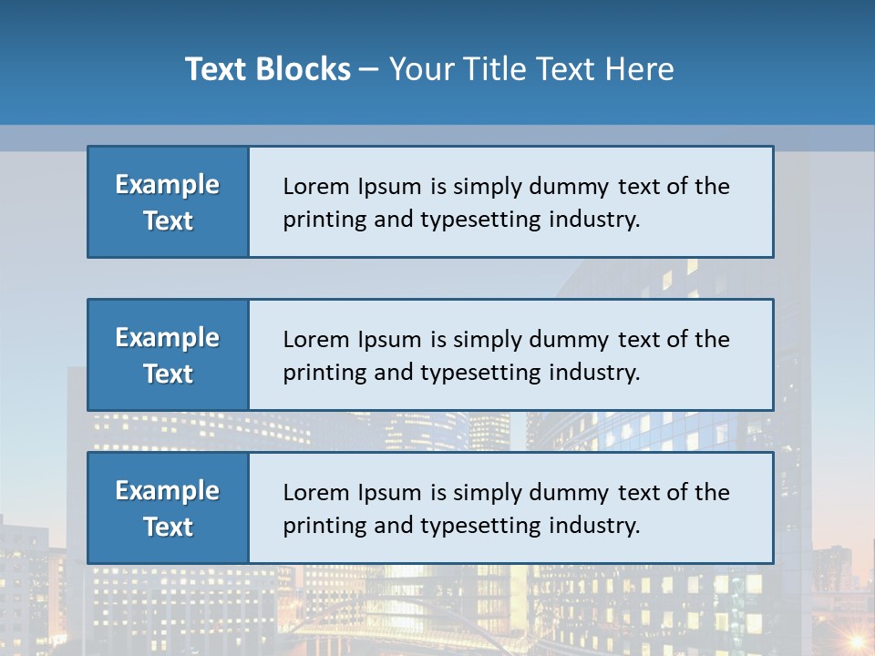 Street Future Traffic PowerPoint Template