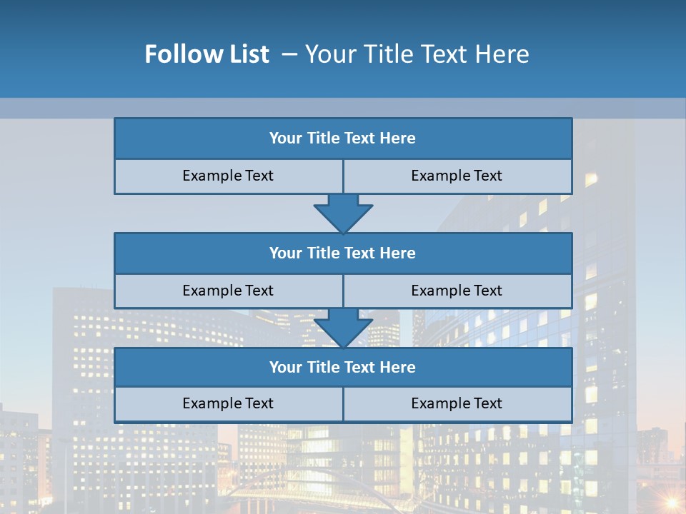 Street Future Traffic PowerPoint Template