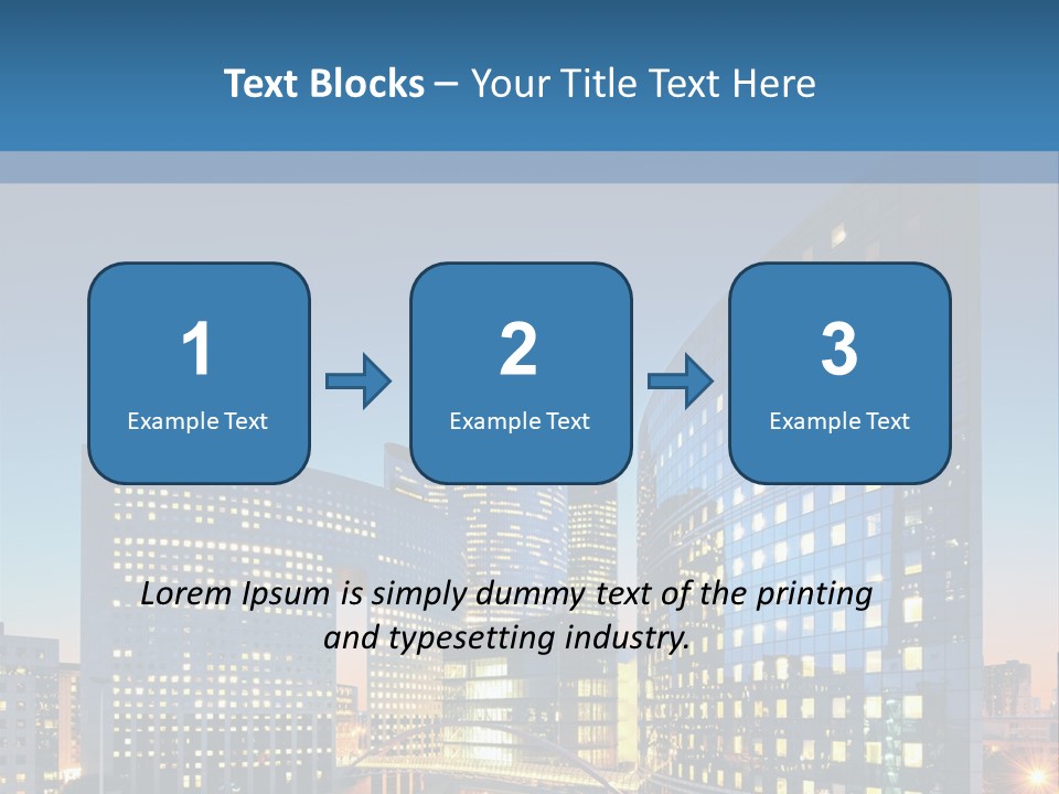 Street Future Traffic PowerPoint Template