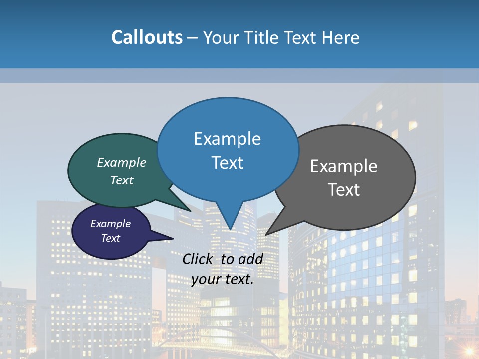 Street Future Traffic PowerPoint Template