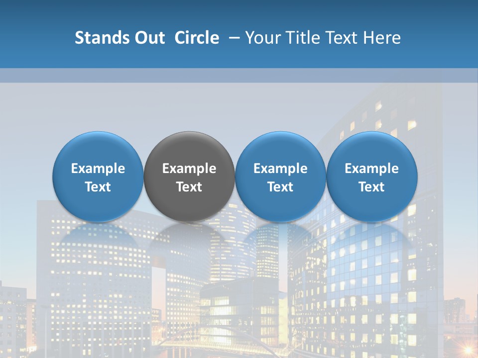 Street Future Traffic PowerPoint Template