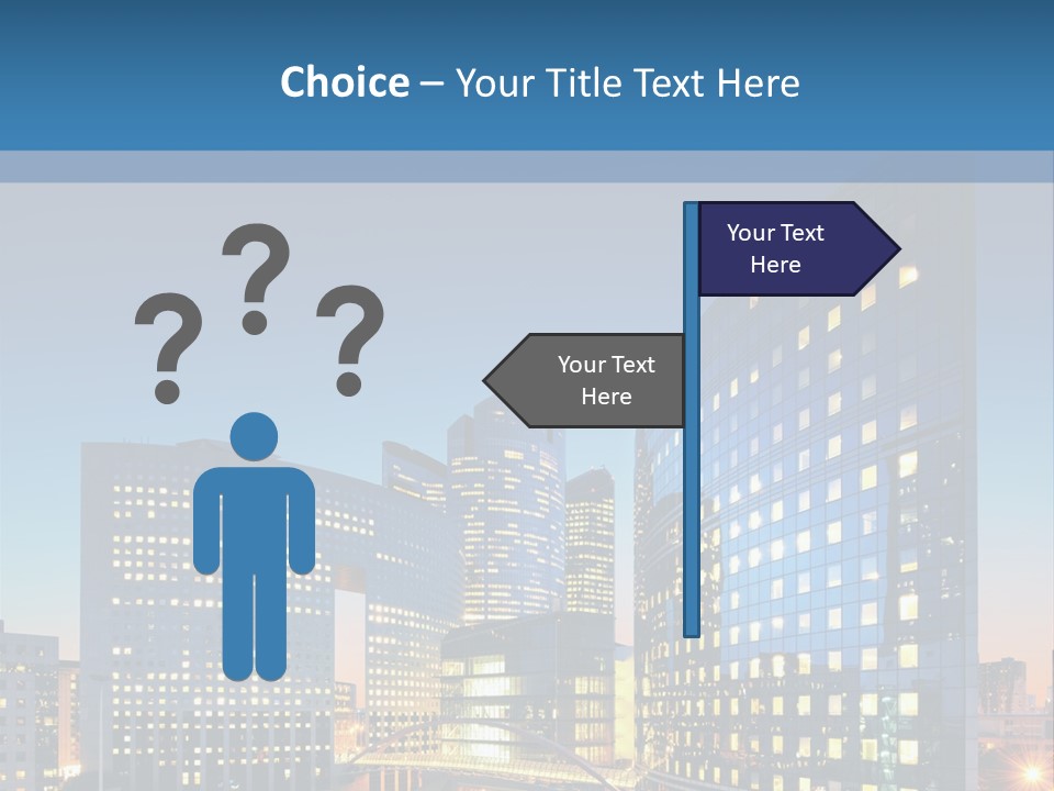 Street Future Traffic PowerPoint Template