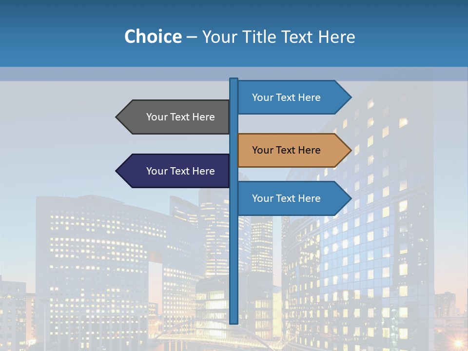 Street Future Traffic PowerPoint Template