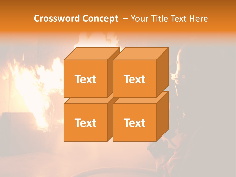 Delete Brand Heat PowerPoint Template