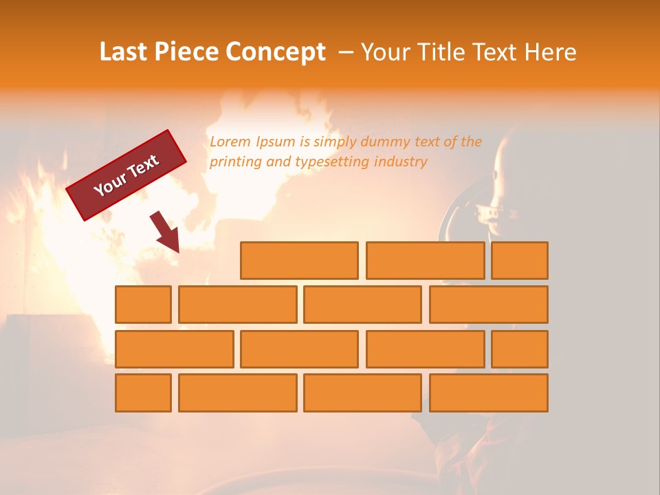 Delete Brand Heat PowerPoint Template