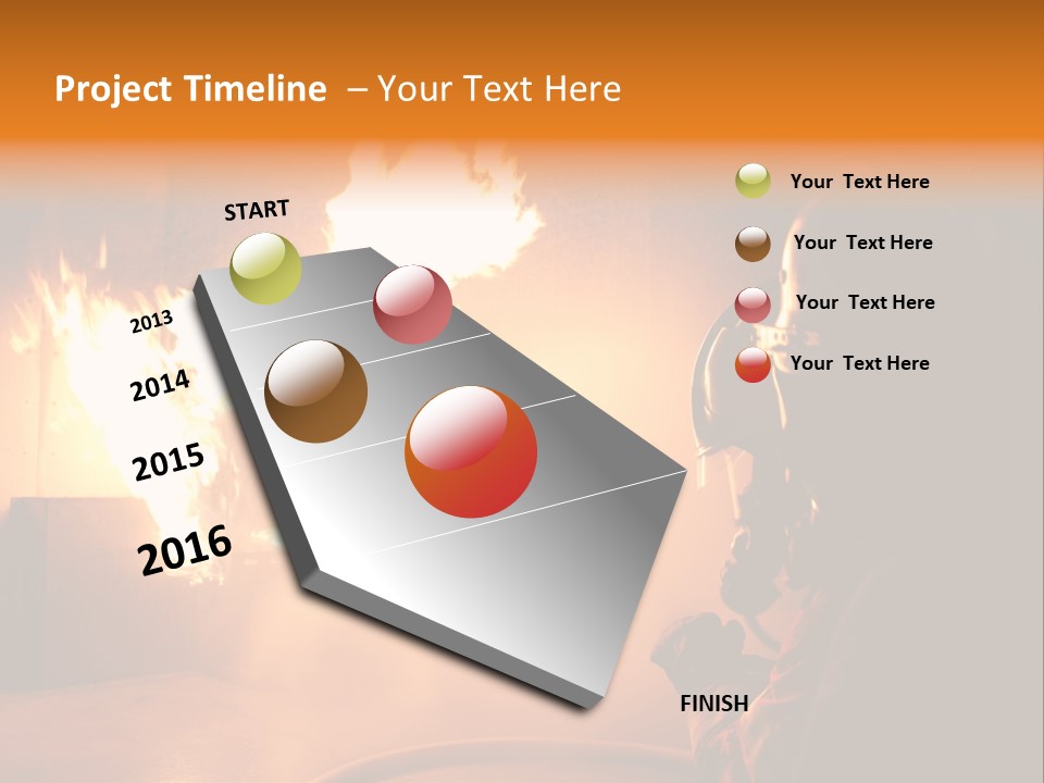 Delete Brand Heat PowerPoint Template