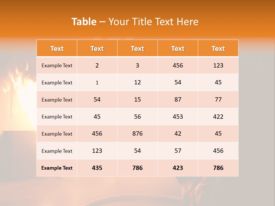 Delete Brand Heat PowerPoint Template