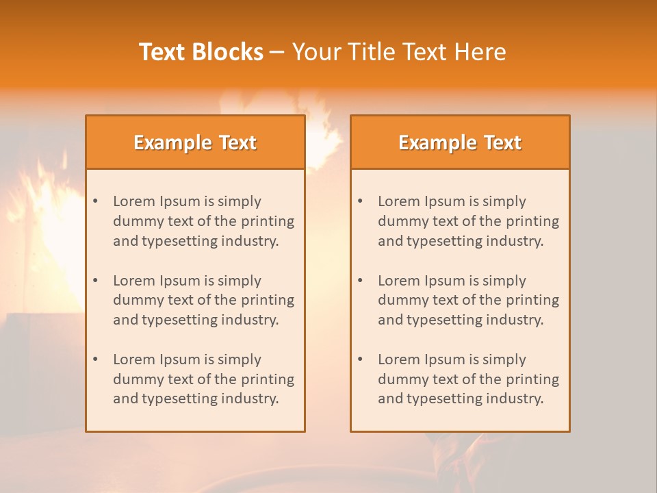 Delete Brand Heat PowerPoint Template