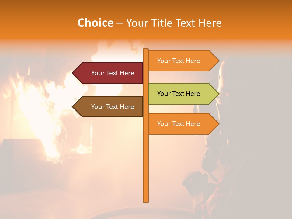 Delete Brand Heat PowerPoint Template