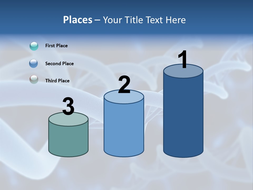 Genetic Evolution White PowerPoint Template