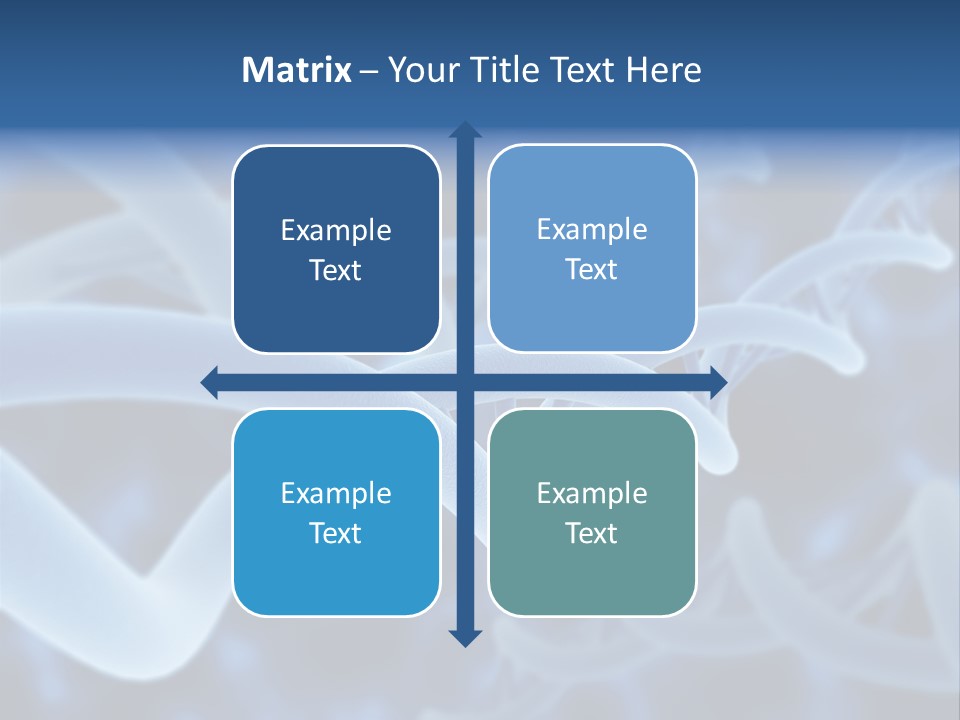 Genetic Evolution White PowerPoint Template