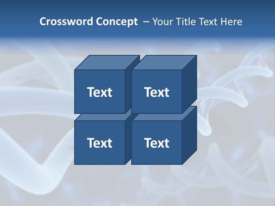 Genetic Evolution White PowerPoint Template
