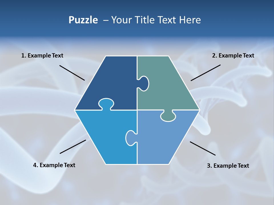 Genetic Evolution White PowerPoint Template