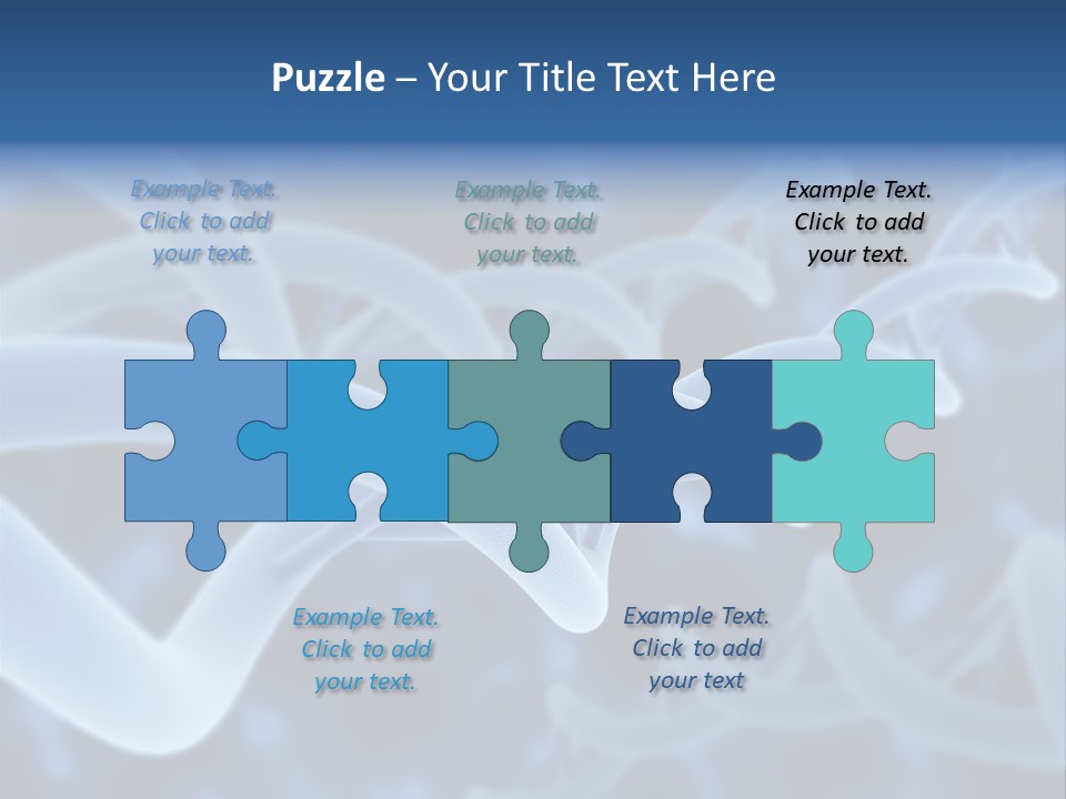 Genetic Evolution White PowerPoint Template