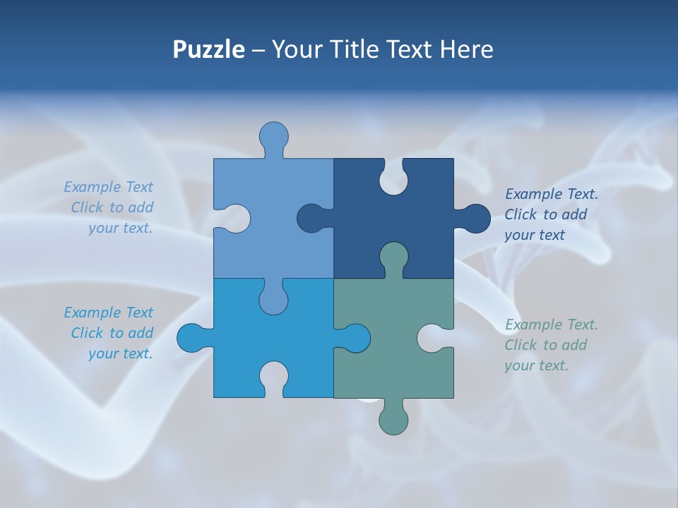 Genetic Evolution White PowerPoint Template