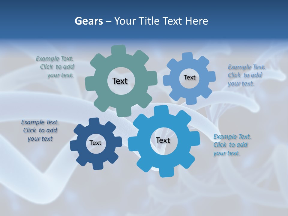 Genetic Evolution White PowerPoint Template