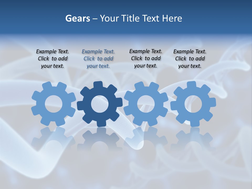 Genetic Evolution White PowerPoint Template