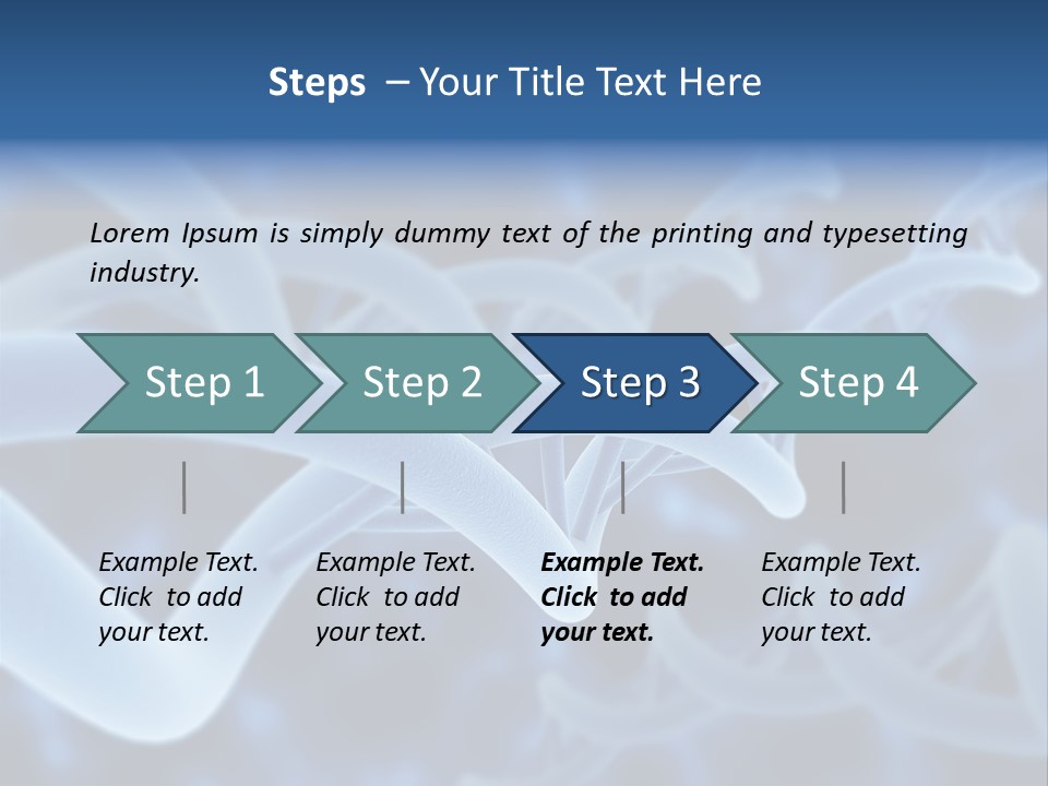 Genetic Evolution White PowerPoint Template