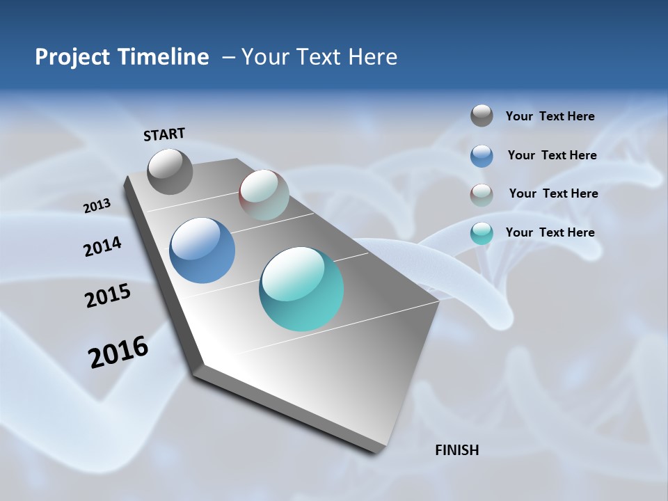 Genetic Evolution White PowerPoint Template
