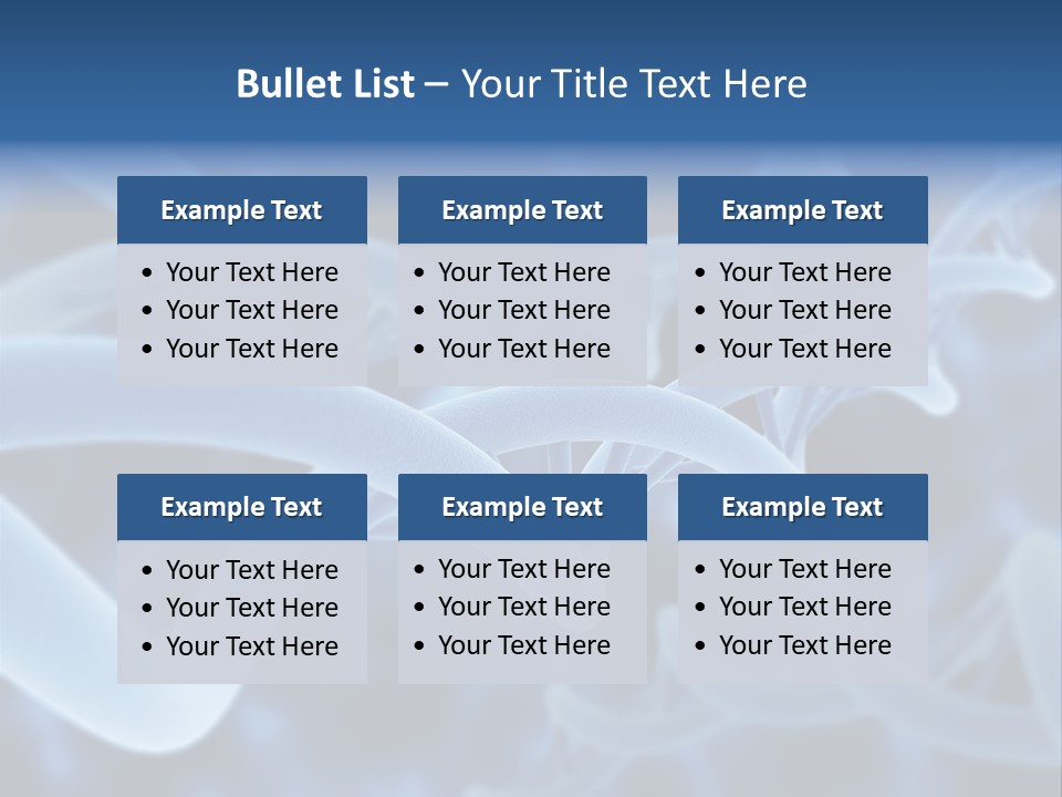 Genetic Evolution White PowerPoint Template