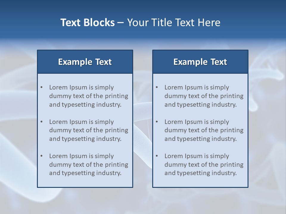 Genetic Evolution White PowerPoint Template