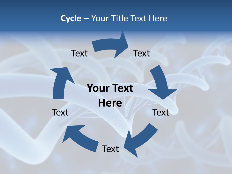 Genetic Evolution White PowerPoint Template