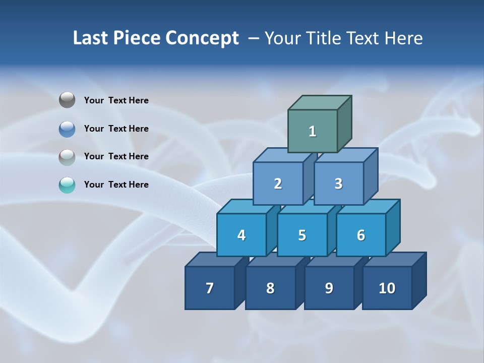 Genetic Evolution White PowerPoint Template