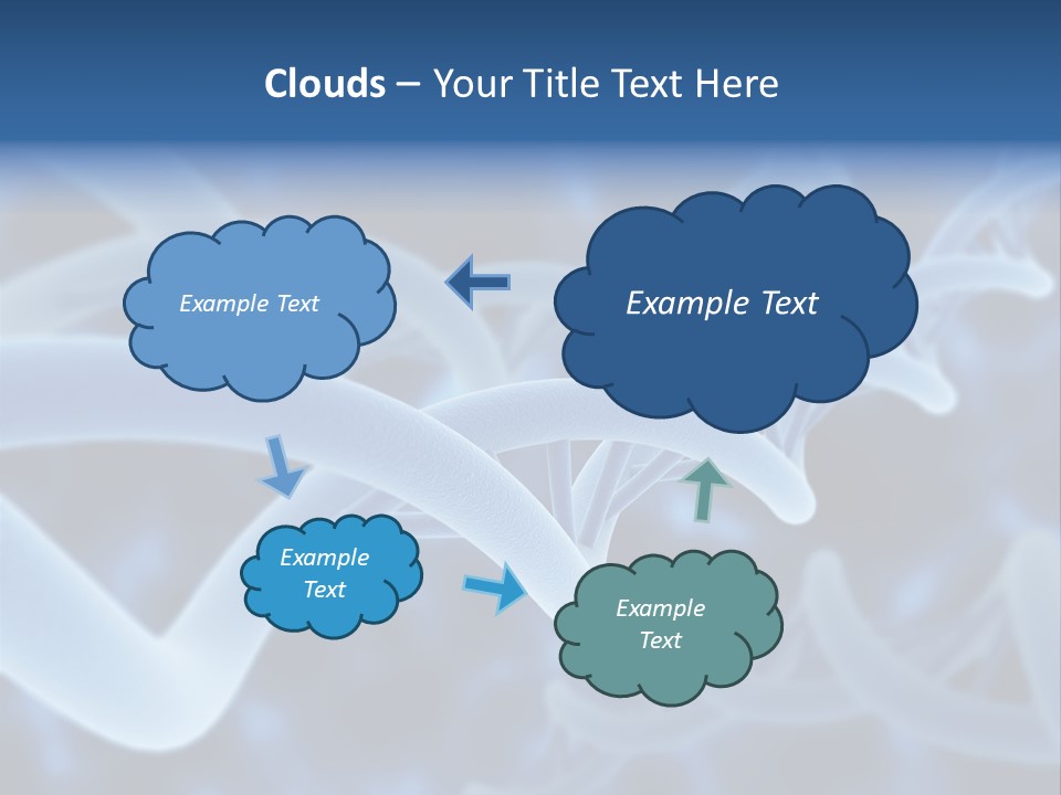 Genetic Evolution White PowerPoint Template