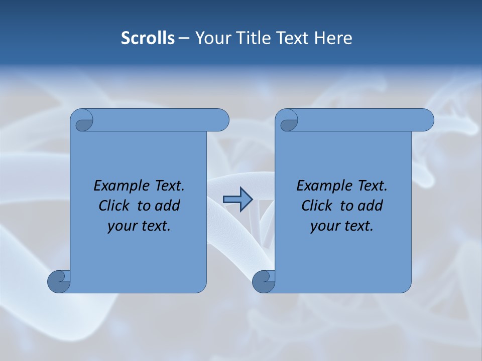 Genetic Evolution White PowerPoint Template