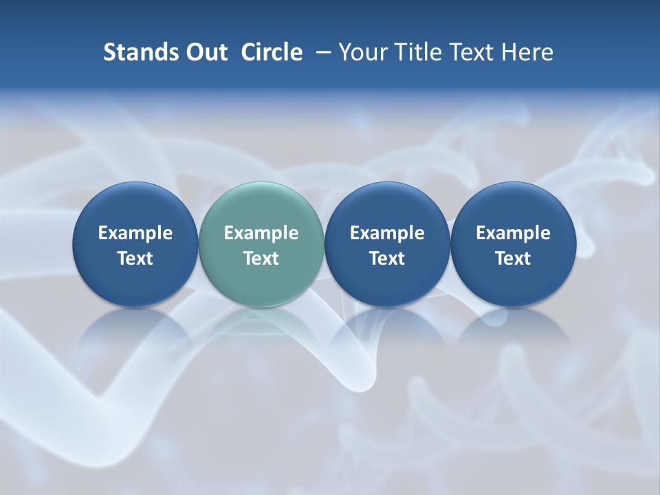 Genetic Evolution White PowerPoint Template