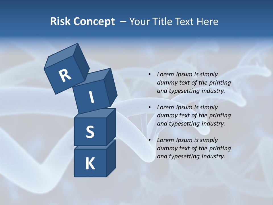 Genetic Evolution White PowerPoint Template