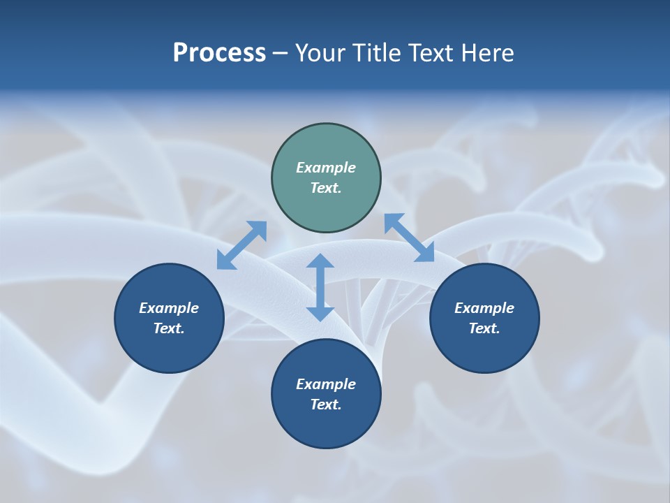 Genetic Evolution White PowerPoint Template