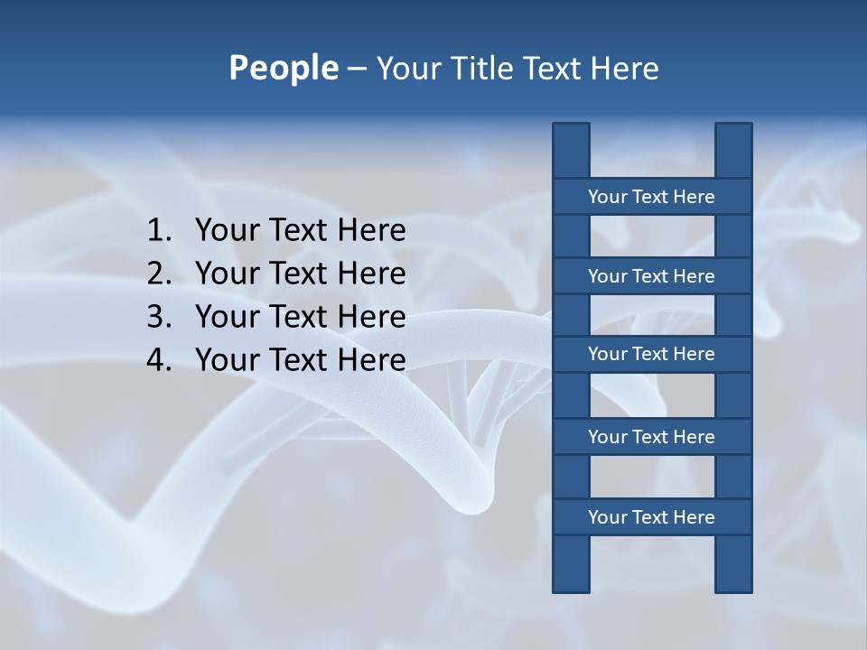 Genetic Evolution White PowerPoint Template
