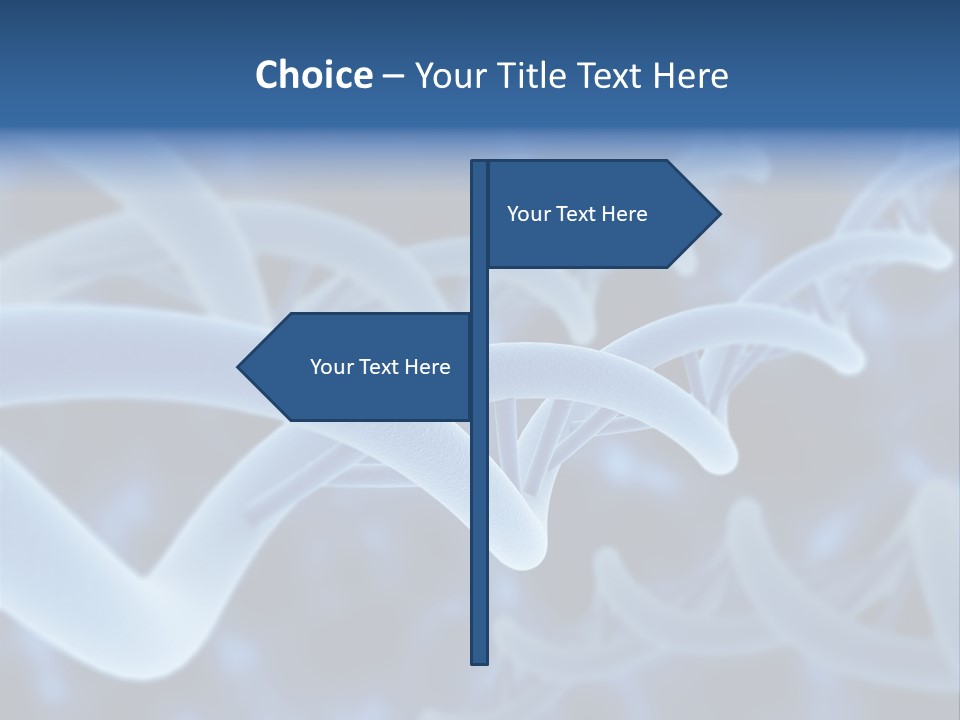 Genetic Evolution White PowerPoint Template