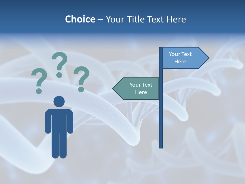 Genetic Evolution White PowerPoint Template