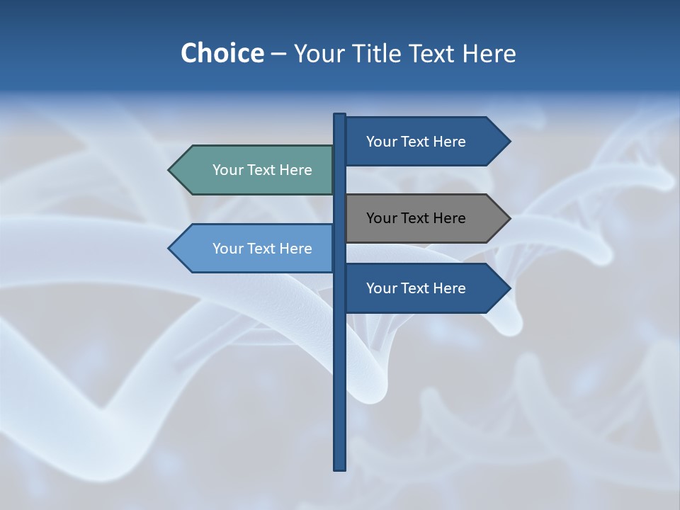 Genetic Evolution White PowerPoint Template