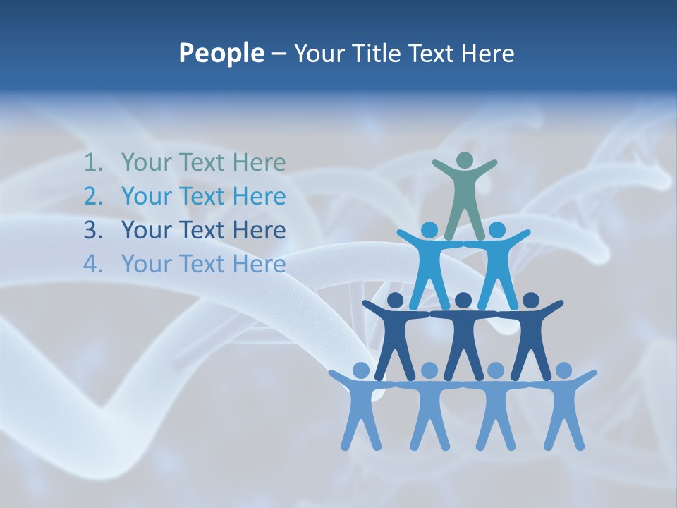 Genetic Evolution White PowerPoint Template