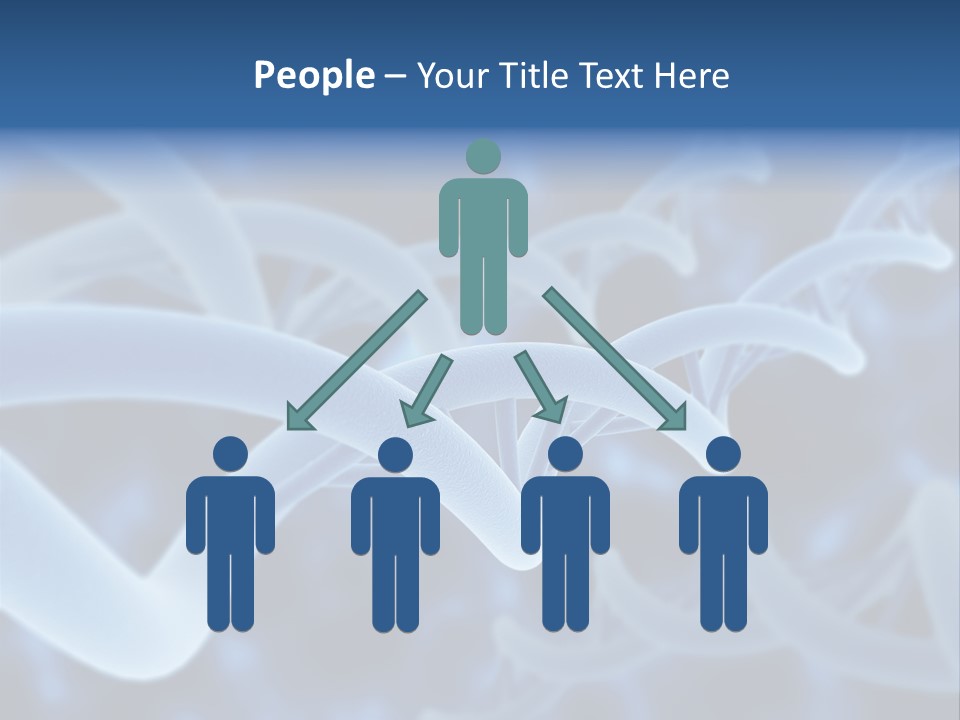 Genetic Evolution White PowerPoint Template
