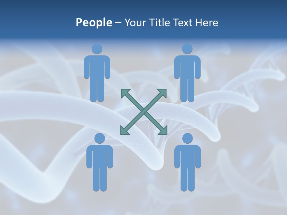 Genetic Evolution White PowerPoint Template